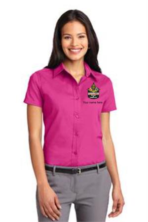 Ladies Short Sleeve Easy Care Shirt. L508 Ladies Short Sleeve Easy Care Shirt. L508