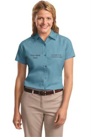 Ladies Short Sleeve Easy Care Shirt. L508 Ladies Short Sleeve Easy Care Shirt. L508
