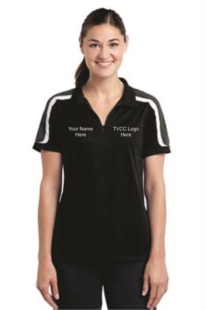 Side Blocked Micropique Sport-Wick for Ladies LST655 Side Blocked Micropique Sport-Wick for Ladies LST655