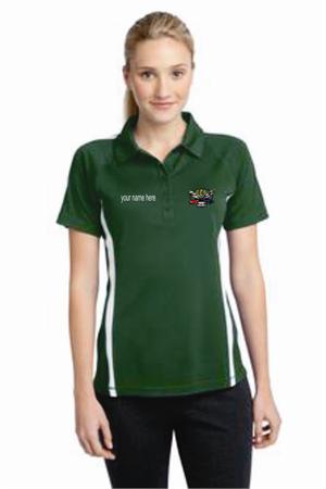 Micro-Mesh Colorblock Polo for Ladies LST685 Micro-Mesh Colorblock Polo for Ladies LST685