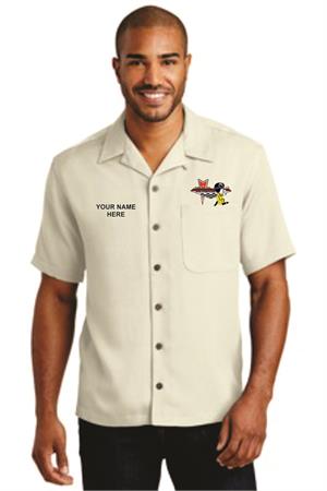 Easy Care Camp Shirt S535 (The Royal) Easy Care Camp Shirt S535 (The Royal)