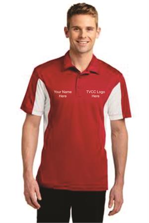 Side Blocked Micropique Sport-Wick® Polo for Men ST655 Side Blocked Micropique Sport-Wick® Polo for Men ST655