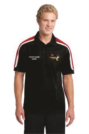 Tricolor Shoulder Micropique Polo for Men ST658 Tricolor Shoulder Micropique Polo for Men ST658